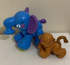 Fisher Price Amazing Animals Click Clack Elefant und Affe