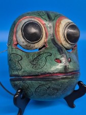 Handgeschnitzt Maske Traditionelle afrikanische farbig gefasst Holz