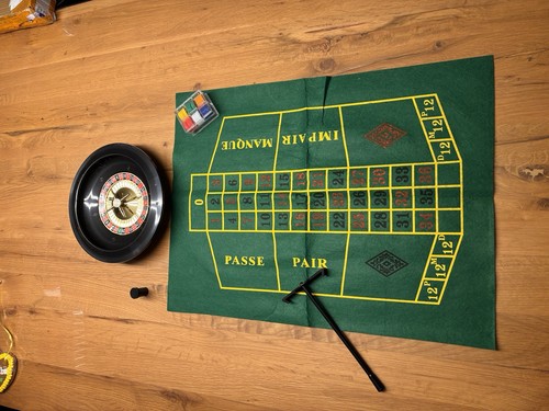 Roulette set filztuch kessel - roulette,