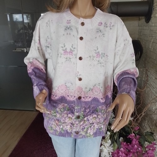 Romantischer damen cardigan - romantischer,