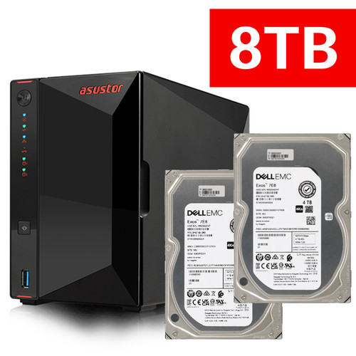 Asustor as5202t nas - as5202t, 8tb