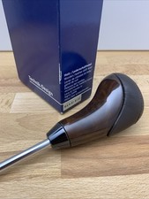 Original Mercedes-Benz Holz Leder Schalt- Wählhebel B6688152 Wurzelnuss Braun