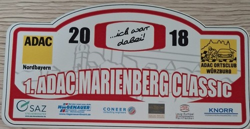 Werbe aufkleber adac - werbe,