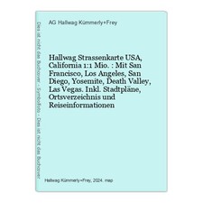 Hallwag Strassenkarte USA