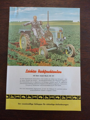 Original bautz hackschlepper - original,