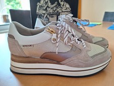 Mephisto Damen Sneakers Halbschuhe Gr 7  40,5  beige