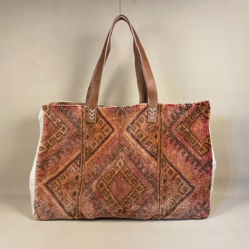 Vintage teppich tasche groß - teppich,