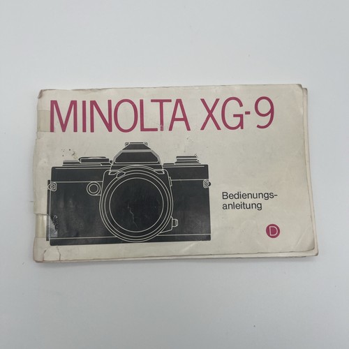 Minolta 9 - minolta, xg-9