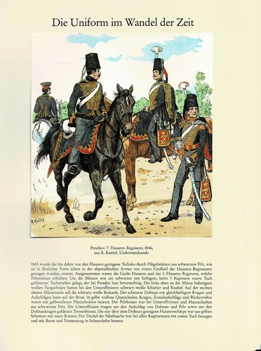 Husaren 1846 die - die, uniform