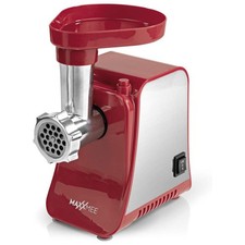 Elektrischer Fleischwolf Edelstahl Wurstmaschine Spritzgebäck 1300 Watt MAXXMEE