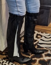 NEU Echtleder-Chaps Stulpen