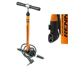 SKS Standpumpe Rennkompressor Fahrradpumpe Multivalve orange AV | DV | SV 16 Bar