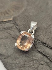 Citrin Anhänger 925 Silber