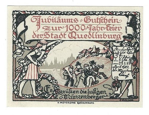 Notgeld quedlinburg - notgeld,