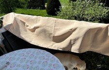 Balkonsichtschutz 80 x 480 cm, Farbe sisal, von Peddy Shield, nur einmal benutzt