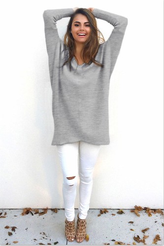 Damen pullover pulli langarm - pullover,