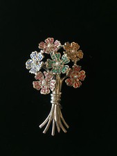 Neugablonz - Brosche - Blume -