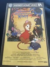 Mrs. Brisby Und Das Geheimnis Von Nimh - VHS Video Kassette Zustand Gut @853