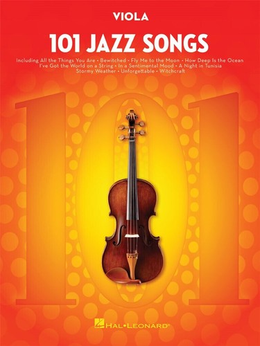 101 jazz songs für viola - jazz,