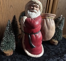 Keramik Nikolaus/Weihnachtsmann Handarbeit Weihnachten Dekoration NEU