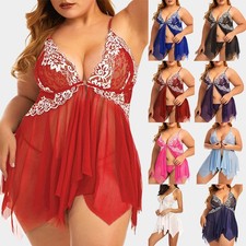 Damen Übergröße Nachthemd