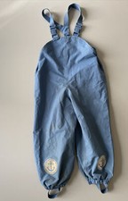 TCHIBO KIDS ♥ MATSCHHOSE REGENHOSE ♥ GR.98 / 104 CM 3-4 JAHRE BLAU