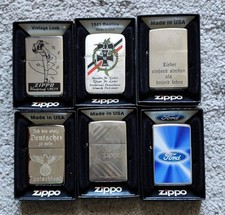 Konvolut 6 Zippos - 6 Zippo