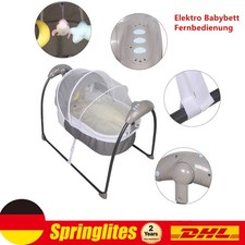 Elektrische Babywiege Stubenwagen Kinderbett Babybett Babywippe Bett Baby Wippen