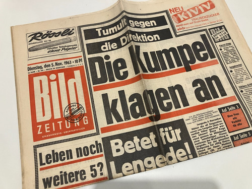 Bildzeitung 1963 - bildzeitung, 05.11.1963