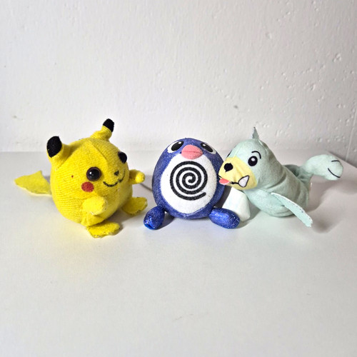 Pokémon plüschtiere 3er - pokémon, plüschtiere,