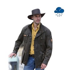 Scippis Bowen Jacket 10016 Australia robust Regen Kult Biker Outdoor Jacke braun