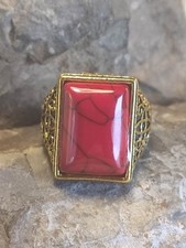 Herren Ring Gr 64 in Gold