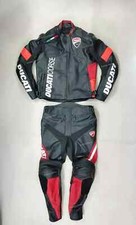 DUCATI Rennen Biker Ledranzug
