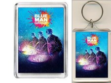 Blue Man Group. Das Musical. Kühlschrankmagnet / Schlüsselring. 6 Variationen.
