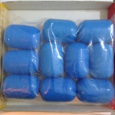 10 leere Maxi Ü-Ei Kapseln Hüllen blau ohne Fuß - basteln, Tombola, Hochzeit