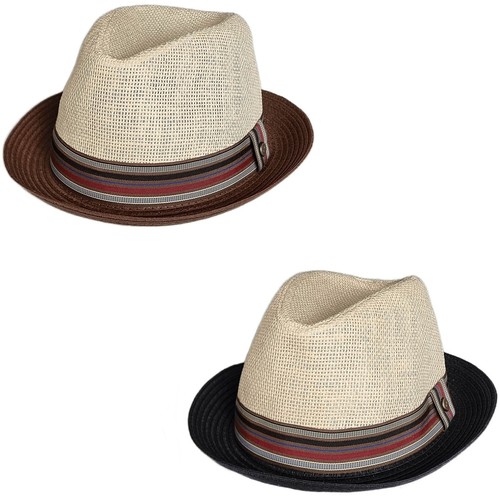 Strohhut fedora leicht - strohhut,