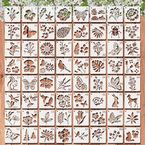 Stücke tiere blumen - 64,