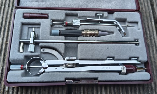 Rotring vintage zirkelkasten - rotring,