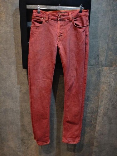 Men nudie jeans red - men,