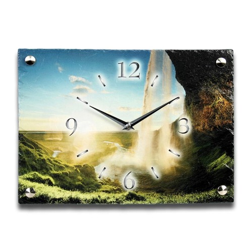 Wasserfall design funkwanduhr - wasserfall,