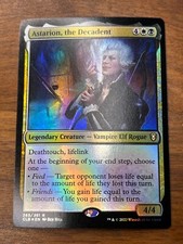 1x FOIL ASTARION, THE DECADENT - Commander - MTG - Magic the Gathering