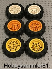 Lego 6582c01 Technic Rad Reifen Räder 20x30 Felge Ballon Technik 6581 / 6582