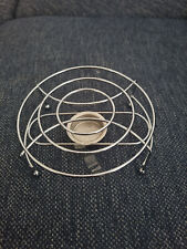 Warmhalteplatte Teelicht verchromt 4 Stück