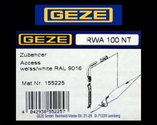 GEZE RWA-100 NT weiß - Zubehör Set / Konsolensatz ohne Spindelantrieb bzw. Motor