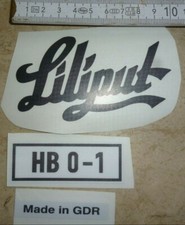 Liliput,Aufkleber,DDR,Ostalgie,Dreirad,Tretauto,Kettcar,Mobilspielzeug,Roller