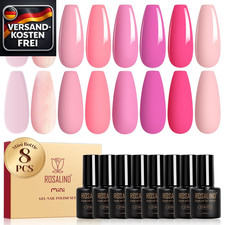UV Nagellack Rosa Neon Gel 8