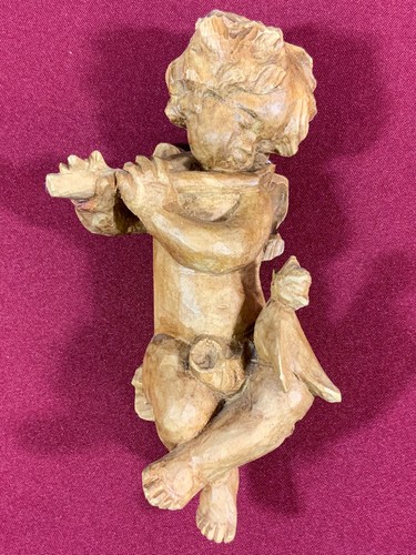 Musizierender putto engel holz - musizierender,