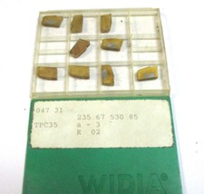 9 WIDIA Wendeplatten zum Stechen 235 672 530 85 a-3 R02 TPC35 Neu D6031