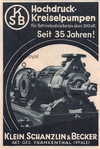 Ksb klein schanzlin becker - klein, ag