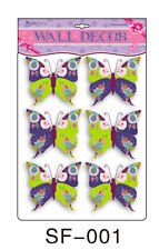 6 Set 3 D Schmetterlinge SF001 Wandtattoo Wanddeko Wandtatoo Wandaufkleber 